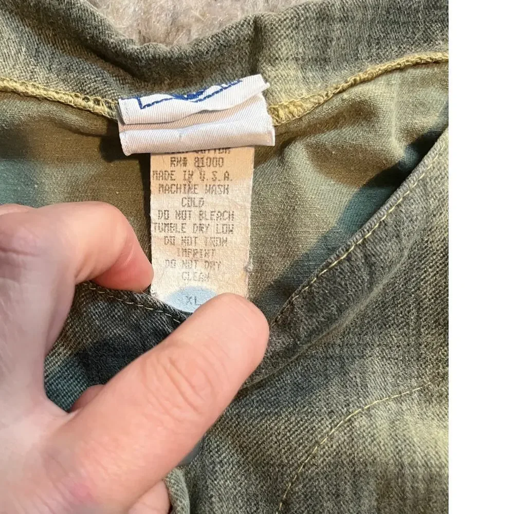 plaid vest vintage Y2K green size xl